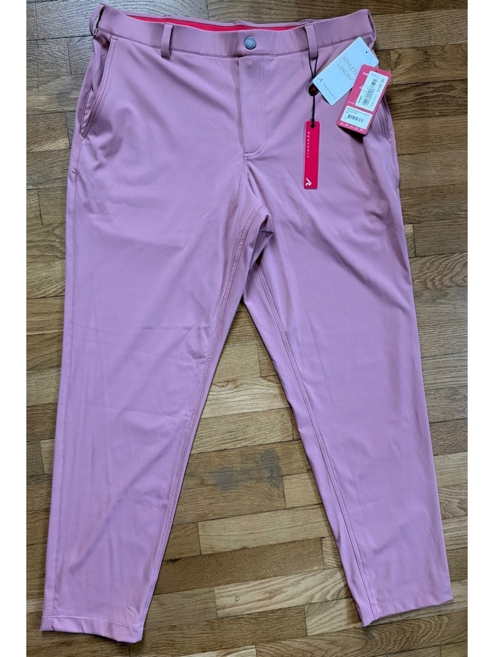 Large - Men - Redvanly Dusty Pink Bradley Trouser (NWT)